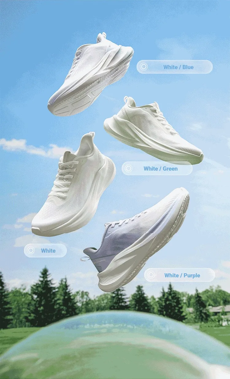 361 Degrees AirFeather 5.0 Women Running Shoes Comfortable Lightweight Breathable Wear-resistant Elastic Sole Sneakers 682612217