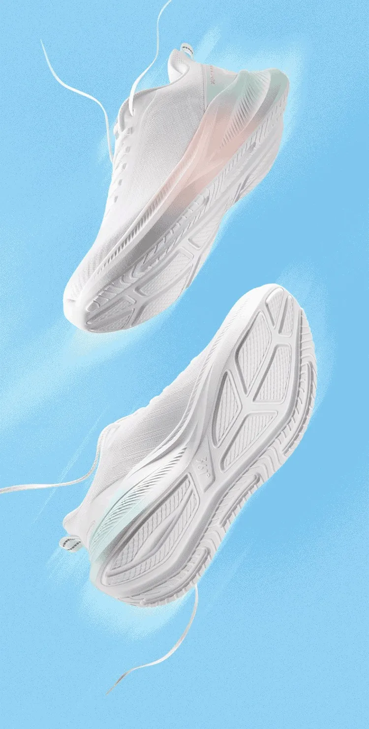 361 Degrees AirFeather 5.0 Women Running Shoes Comfortable Lightweight Breathable Wear-resistant Elastic Sole Sneakers 682612217