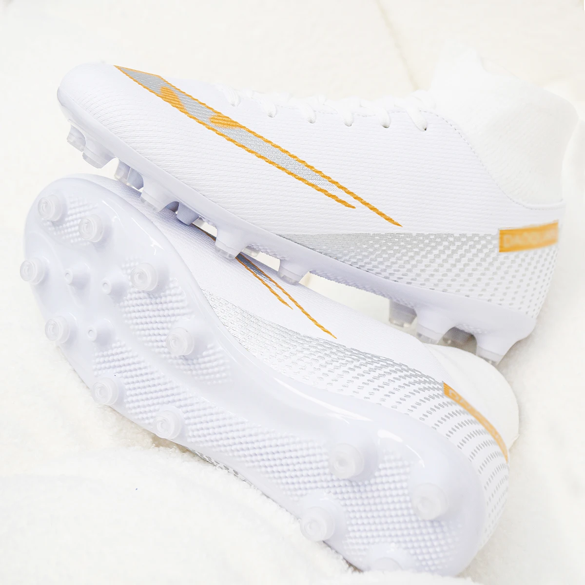 Premium High-Top Football Shoes FG Long Studs and TF Short Studs, Suitable for Both Men and Women, Offer Comfort. Sole Spikes