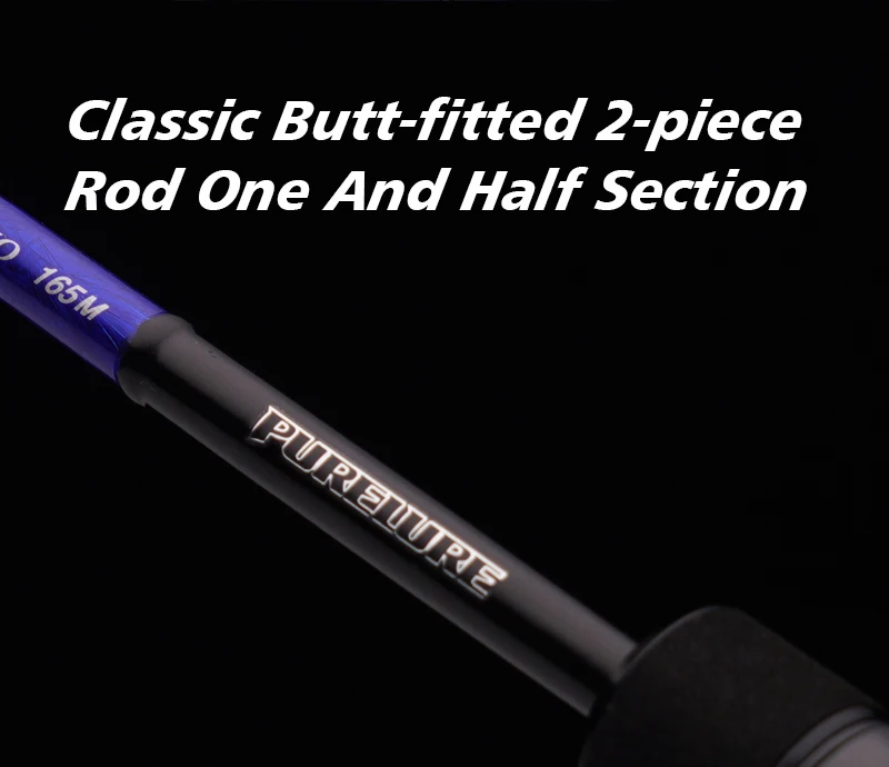 PURELURE Tripod AIR IIDAKO Squid Fishing Rod 150m/160m M/MH Titanium Tip Casting Rod for Boat Fishing Webfooted Design
