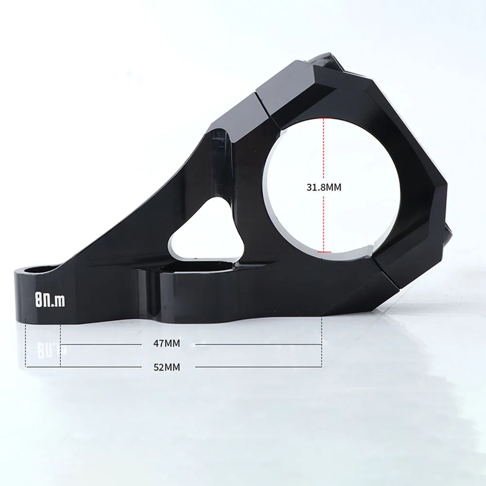 Black CNC Direct Mount Stem For Dual Crown Fork 31.8mm Handlebar For DH Mountain Bike For LIGHT BEE Dirt Bike Accessories