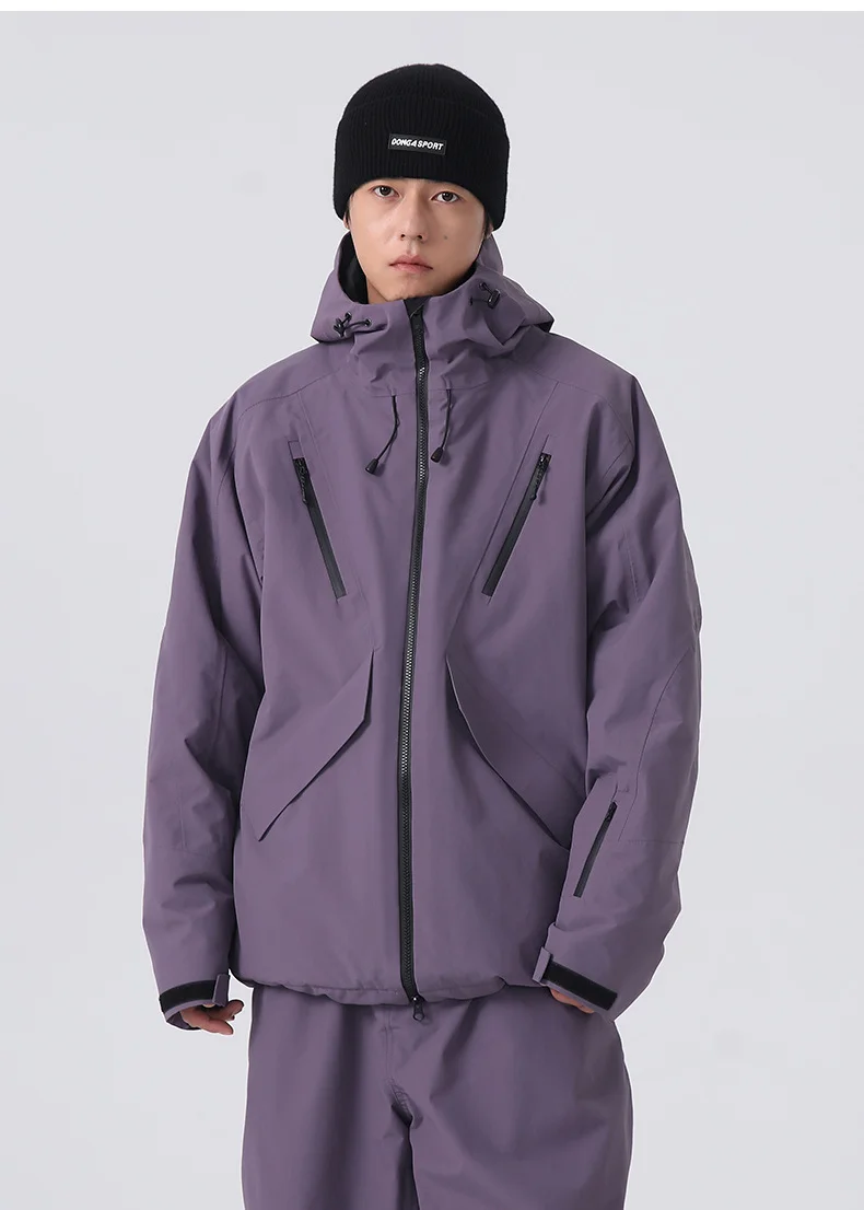 2026 Searipe New Women's Snowboard Skiing Suit with Cotton Insulation, Men's Loose Winter Waterproof 3L Professional Skiing Suit