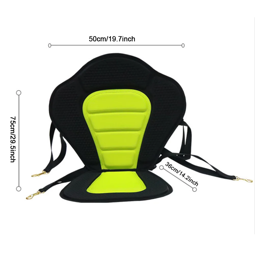 Paddle Board Seat Padded SUP Paddle Board Seat with Detachable Storage Bag Canoe Backrest Seat for Kayaks Rowboats Fishing Boats