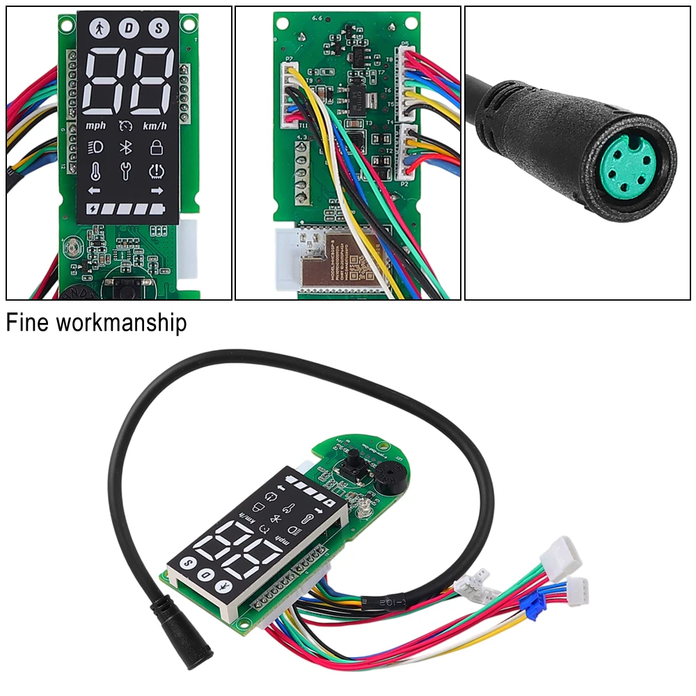 Dashboard Control Mainboard Panel for Xiaomi 4 Pro 2nd Gen Electric Scooter LED Digital Display Meter Replacement Accessories