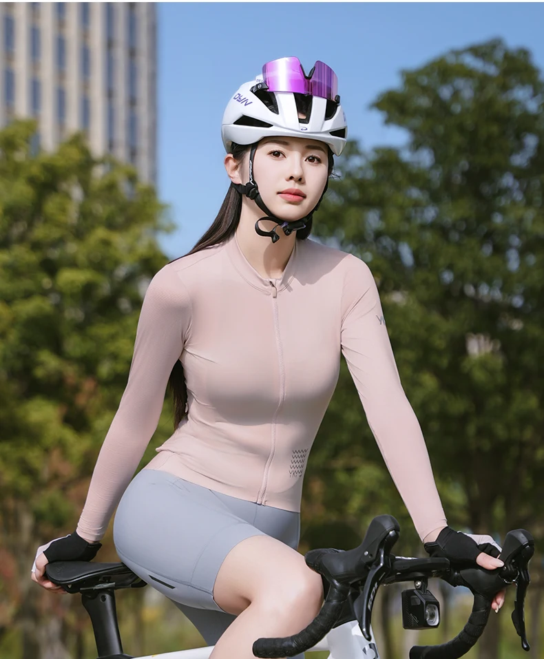 YKYWBIKE 2026 Women Cycling Jersey Spring Long Sleeve Road Bike Top Bicycle Clothing Slim Riding Long Shirt
