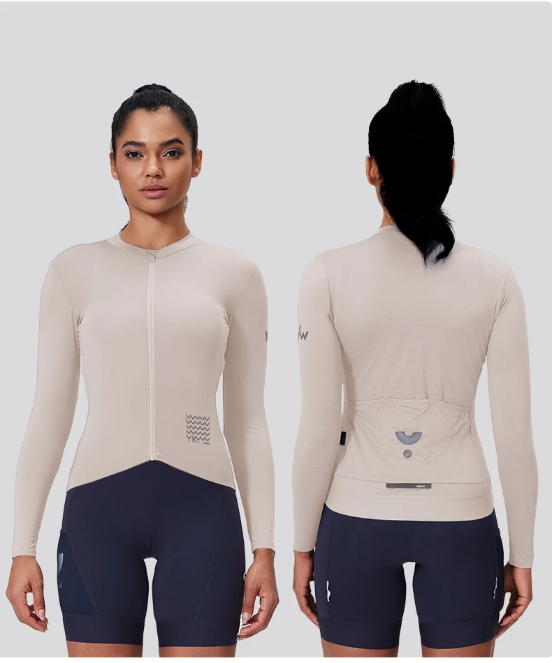 YKYWBIKE 2026 Women Cycling Jersey Spring Long Sleeve Road Bike Top Bicycle Clothing Slim Riding Long Shirt