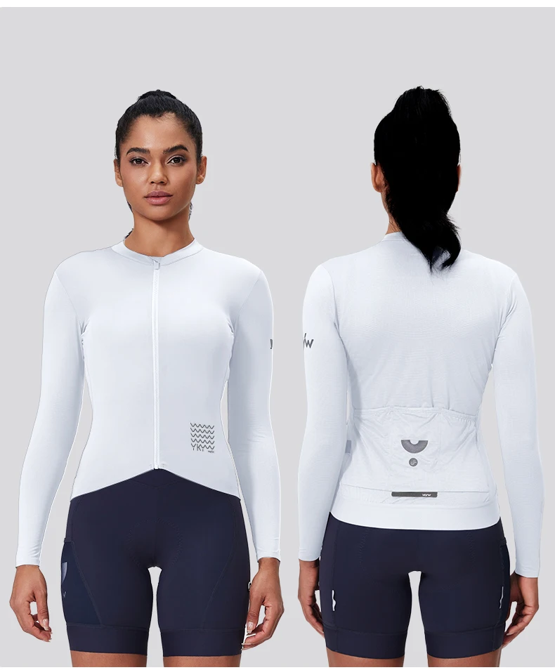 YKYWBIKE 2026 Women Cycling Jersey Spring Long Sleeve Road Bike Top Bicycle Clothing Slim Riding Long Shirt
