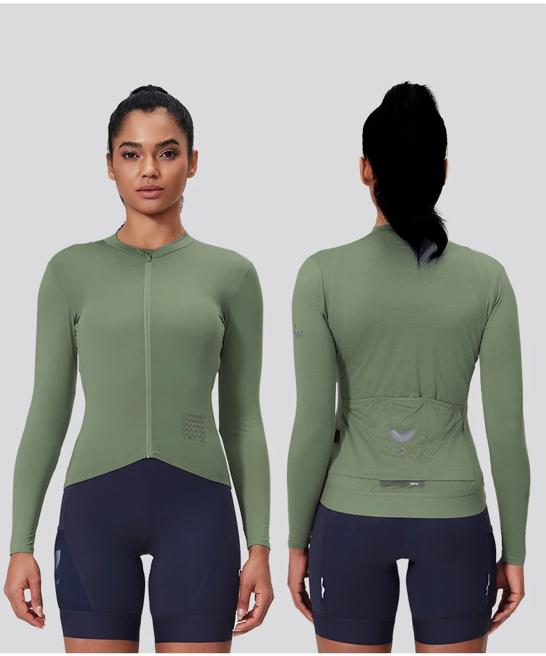 YKYWBIKE 2026 Women Cycling Jersey Spring Long Sleeve Road Bike Top Bicycle Clothing Slim Riding Long Shirt