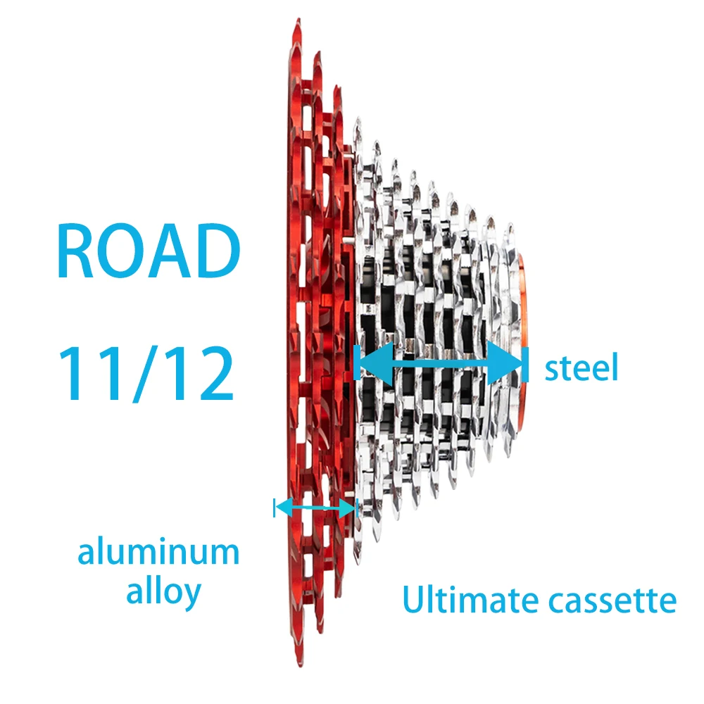 Road Bike 11s 12s SLR Gen3 Cassette Ultimate 11-28/30/32/34/36T Bicycle Spokets 11V 12V K7 Bicycle Freewheel For SHIMANO HG Hub