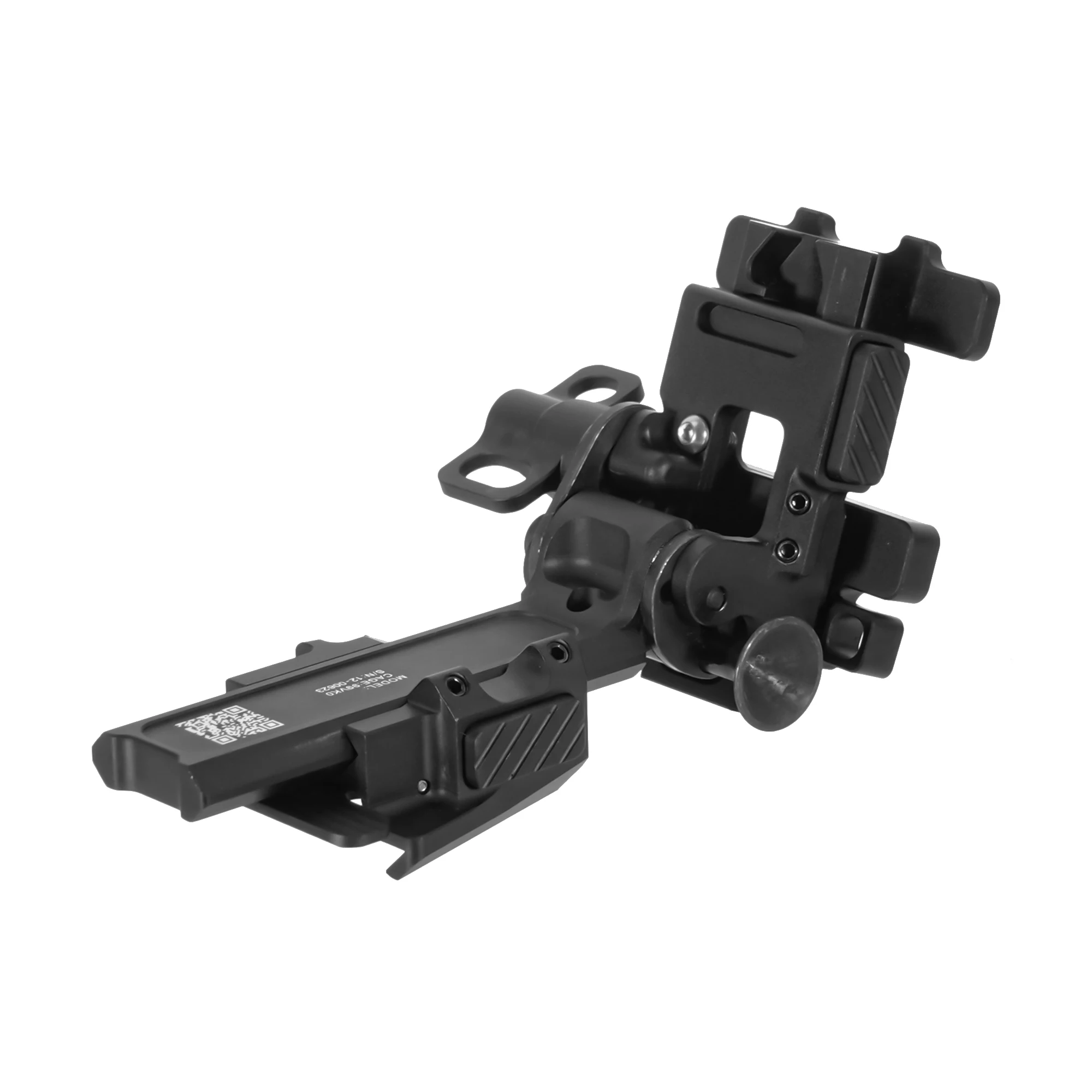 NI Alpha NVG Mount Arm Dovetail Mount Ultra Lightweight Push Button Release Night Vision Helmet Mount for PVS-14 PVS31 GPNVG-18