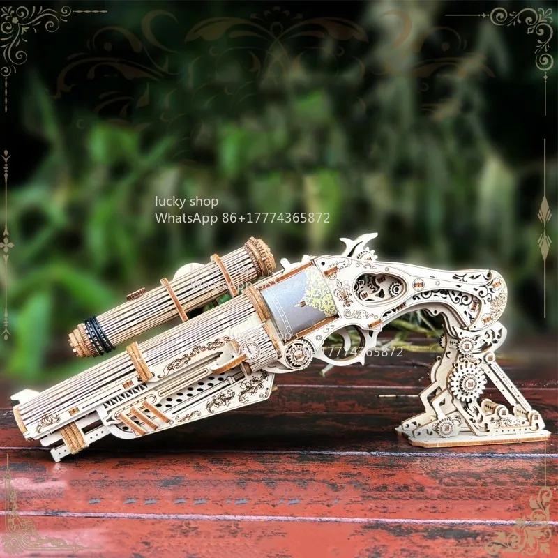 Pistol Model Miniature Building Kit Mechanical Gear Children's Birthday Gift