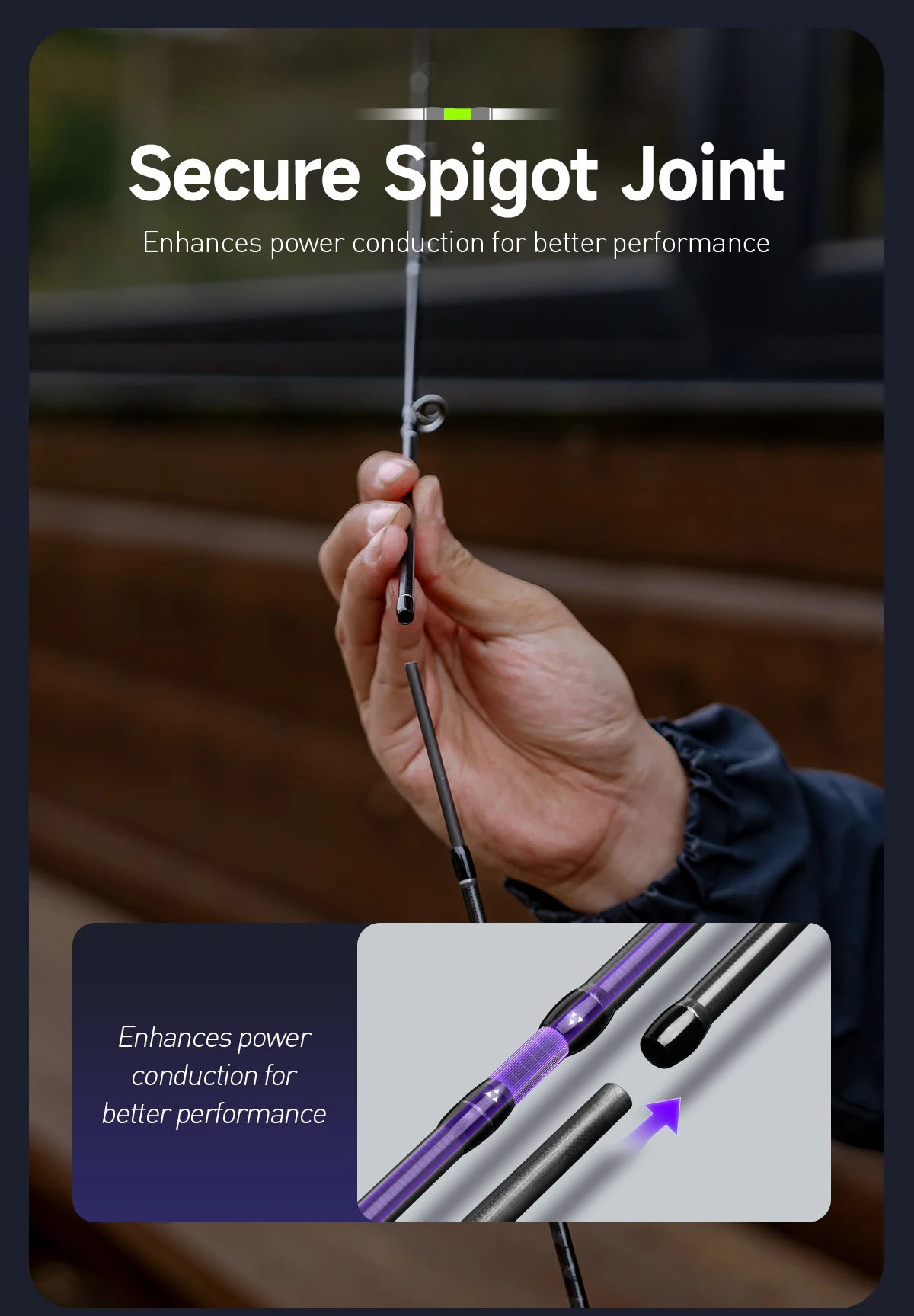 【From Poland】HANDING 1.98-2.44m Fishing Rod Magic L Fishing Rods MF/F Action 1.5-40g Lure Weight Rods for All-round Fishing for Trout Fishing Bass Fishing and Pike Fishing A Variety Lure Weghts EVA Fishing Handle and Cork Handle