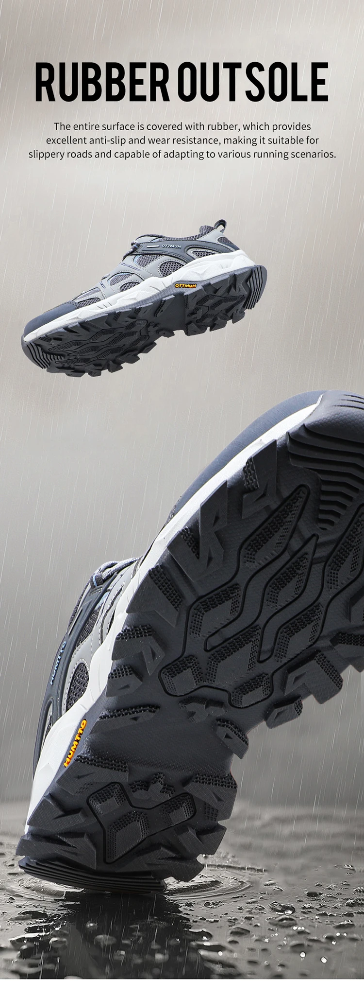 HUMTTO Hiking Shoes for Man Breathable Trekking Sneakers Mens Tennis Running Sneaker Men's Casual Sport Luxury Designer Trainers