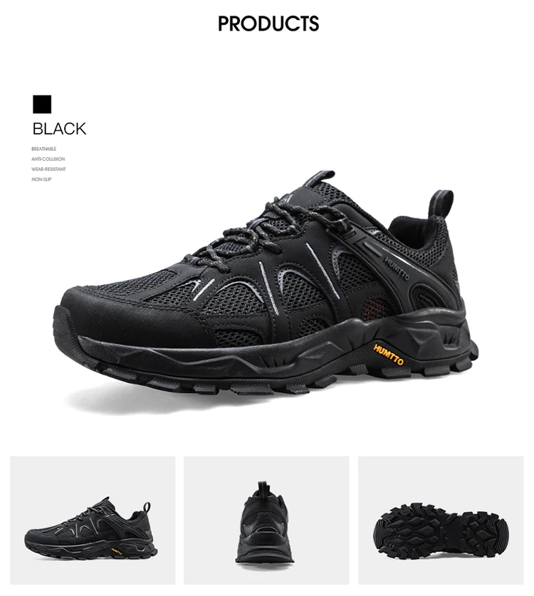 HUMTTO Hiking Shoes for Man Breathable Trekking Sneakers Mens Tennis Running Sneaker Men's Casual Sport Luxury Designer Trainers