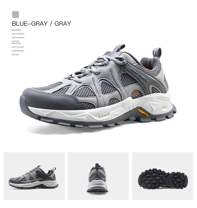 HUMTTO Hiking Shoes for Man Breathable Trekking Sneakers Mens Tennis Running Sneaker Men's Casual Sport Luxury Designer Trainers