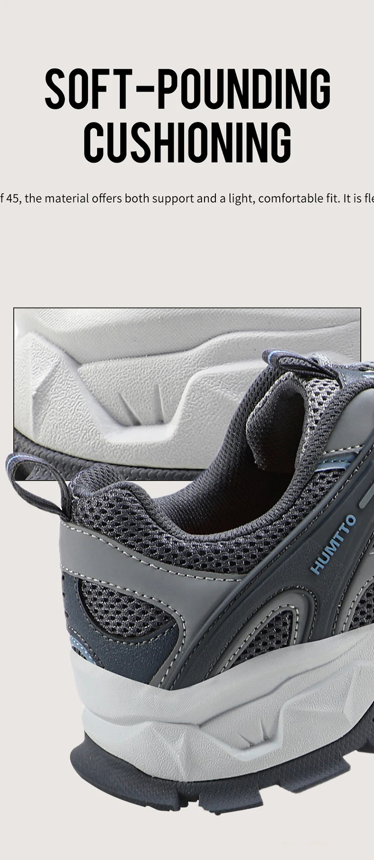 HUMTTO Hiking Shoes for Man Breathable Trekking Sneakers Mens Tennis Running Sneaker Men's Casual Sport Luxury Designer Trainers