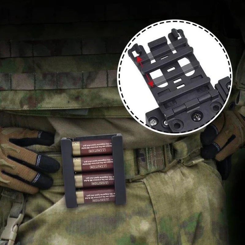 Tactical Magazine Pouch 12 Gauge Cartridge Pouch Box Hunting Fast Mag Pouch Ammo Carrier for 5.56 7.62mm Rifle Magazine Holder