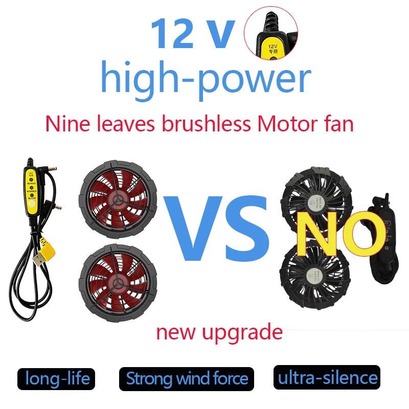 Summer Fan Vest for Construction Sites, Cooling Workwear, Refrigeration Waistcoat, Outdoor Protective Fan Jacket, Uni