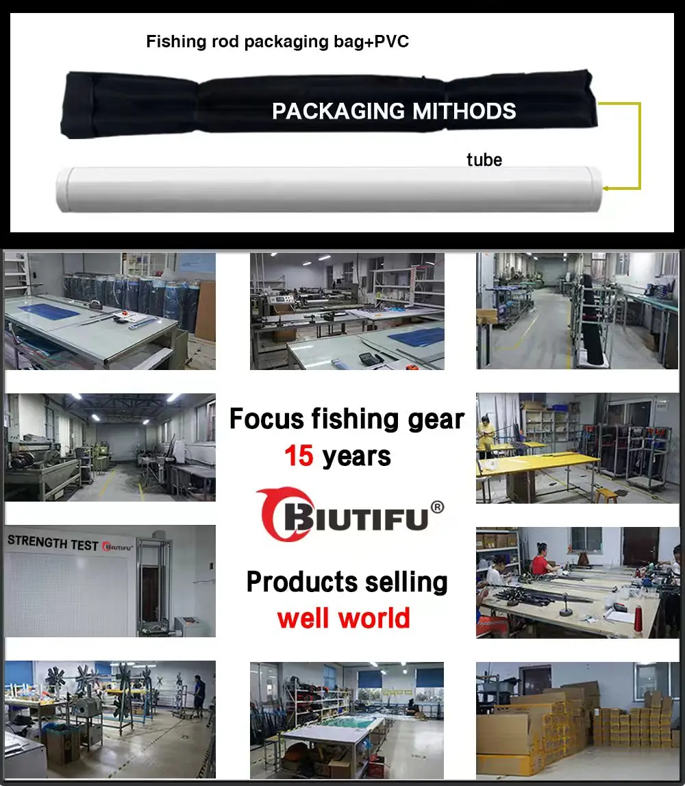 BIUTIFU Spinning Casting XUL Travel Mini Fishing Rods 1.8/1.95/2.1m Carbon Fiber 0.2-10g Ultralight Fast SolidTip For Lure Trout