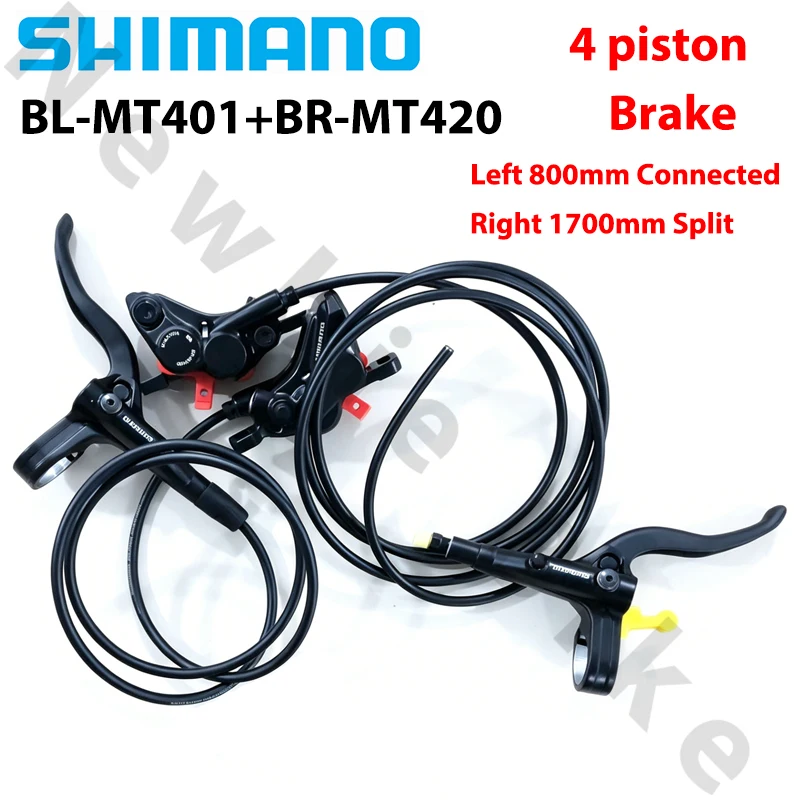 SHIMANO DEORE MT420 Hydraulic Disc Brake Set BL MT401 Brake Lever with BR MT420 Brake Caliper Original Bike Parts