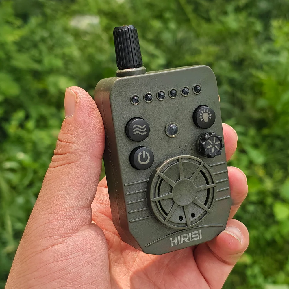 Hirisi F20-4 Adjustable Sensitivity Fishing Bite Alarm Set for Outdoor Carp Fishing with 300m Long Distance Volume Control