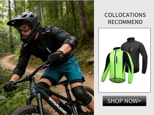 WOSAWE Summer MTB Shorts Mountain Bike Cycling Padded Shorts Multi-Pockets Road Bike Trousers Outdoor Sports 2 in 1 Short Pants