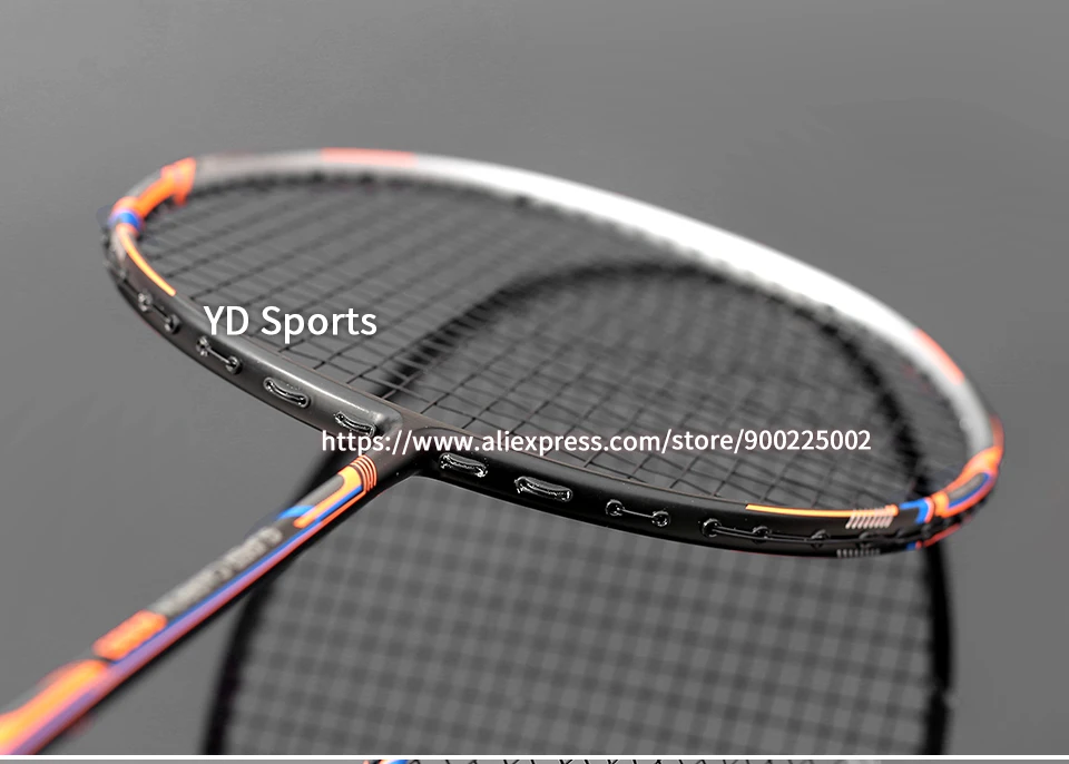 Lightest 10U Carbon Fiber Badminton Rackets Strung High Tension 22-35LBS Professional G4 13KG Racquet Speed Sports For Adult