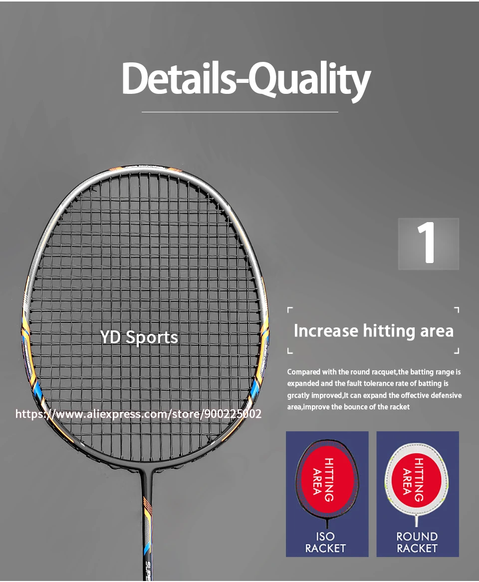 Lightest 10U Carbon Fiber Badminton Rackets Strung High Tension 22-35LBS Professional G4 13KG Racquet Speed Sports For Adult