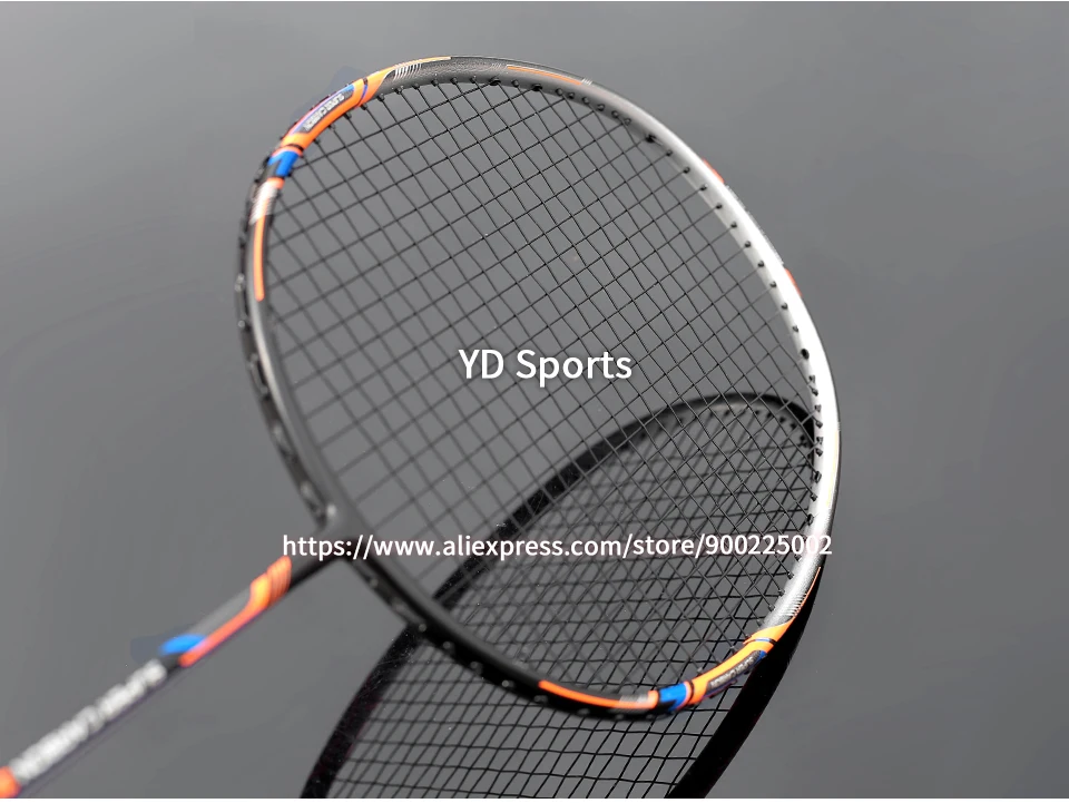 Lightest 10U Carbon Fiber Badminton Rackets Strung High Tension 22-35LBS Professional G4 13KG Racquet Speed Sports For Adult