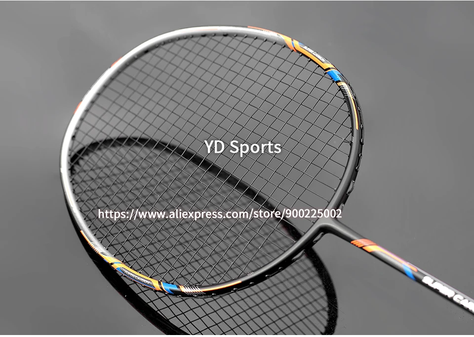 Lightest 10U Carbon Fiber Badminton Rackets Strung High Tension 22-35LBS Professional G4 13KG Racquet Speed Sports For Adult