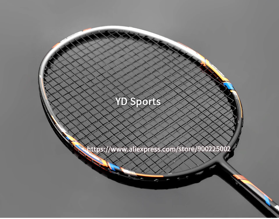 Lightest 10U Carbon Fiber Badminton Rackets Strung High Tension 22-35LBS Professional G4 13KG Racquet Speed Sports For Adult