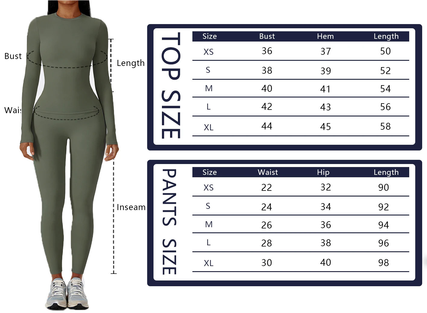 Women Yoga Set 2 Piece Long Sleeve Naked Feeling Slim Fit Athletic Top High Waist Compression Leggings Gym Activewear