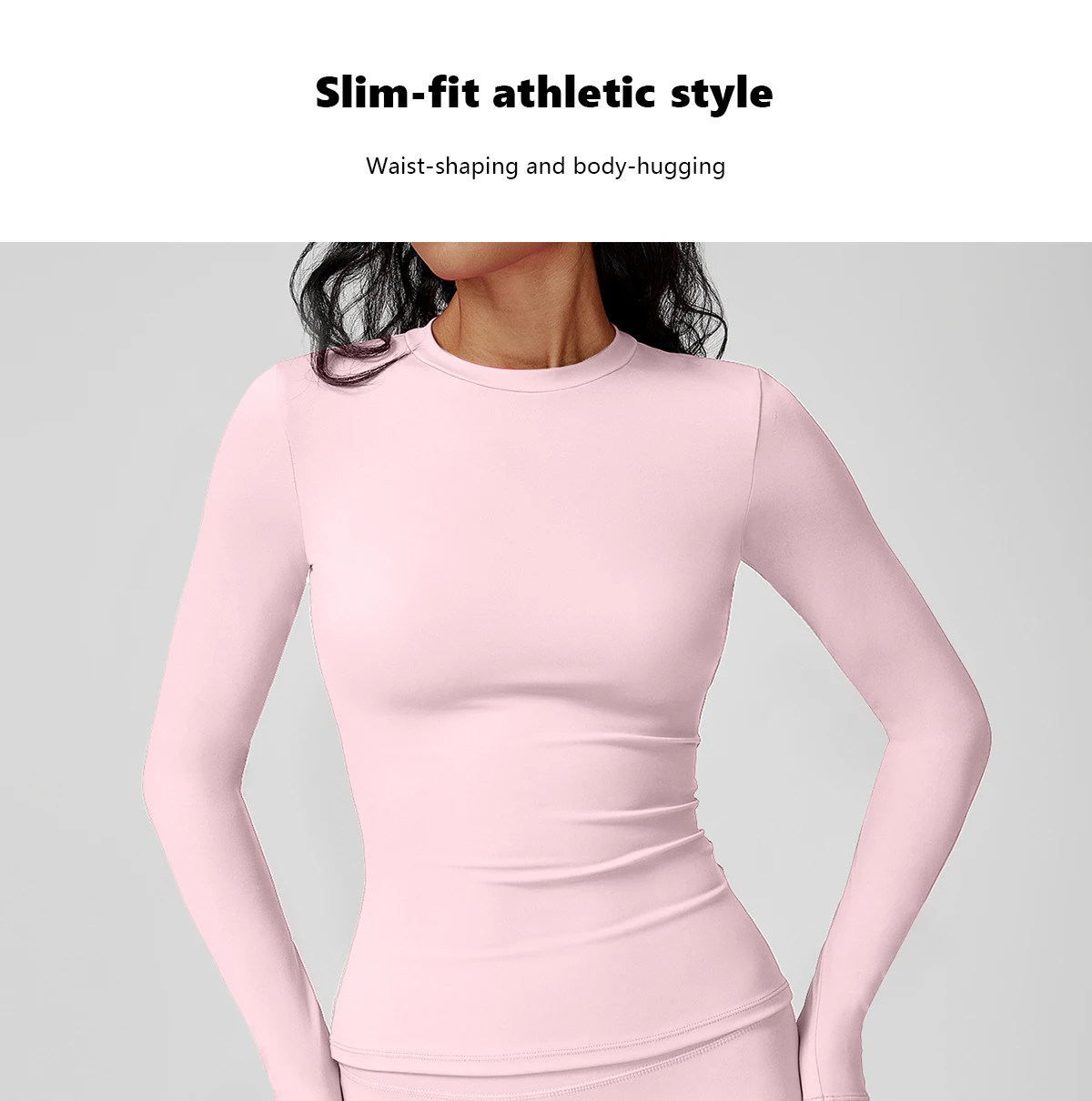 Women Yoga Set 2 Piece Long Sleeve Naked Feeling Slim Fit Athletic Top High Waist Compression Leggings Gym Activewear