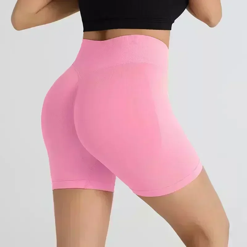 Keep That Pump Yoga Shorts Gym Shorts Recoil Scrunch Shorts Womem Seamless Silicone Printed High Quality Fitness Sport Shorts