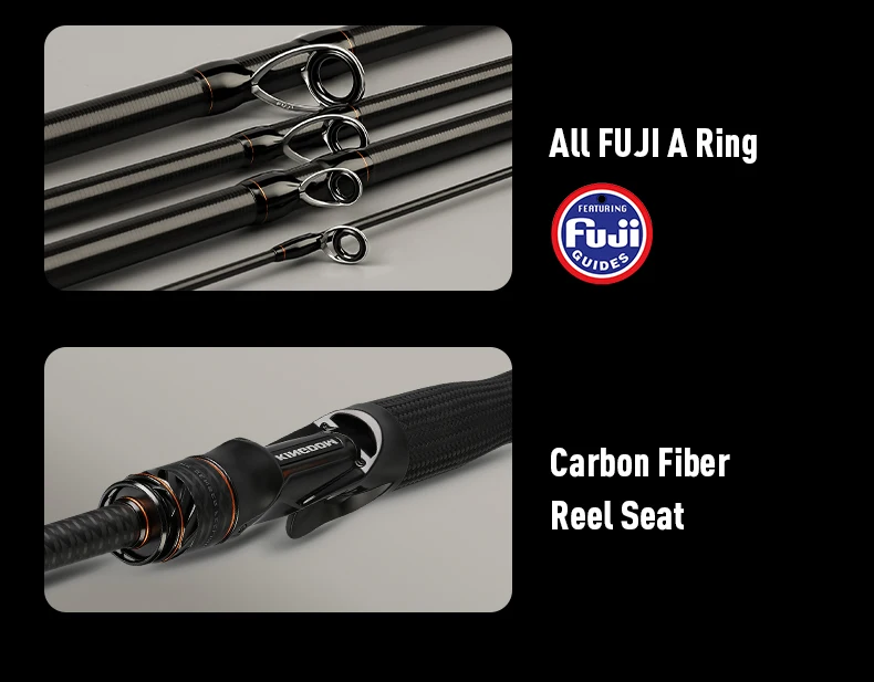 Kingdom Fortitude Keel Pro Fishing Rod 2.26m 2.46m 2.59m 2.74m 2.59m 2.76m 3.2m 3.6m RF Action Fuji A Long Casting Fishing Rods