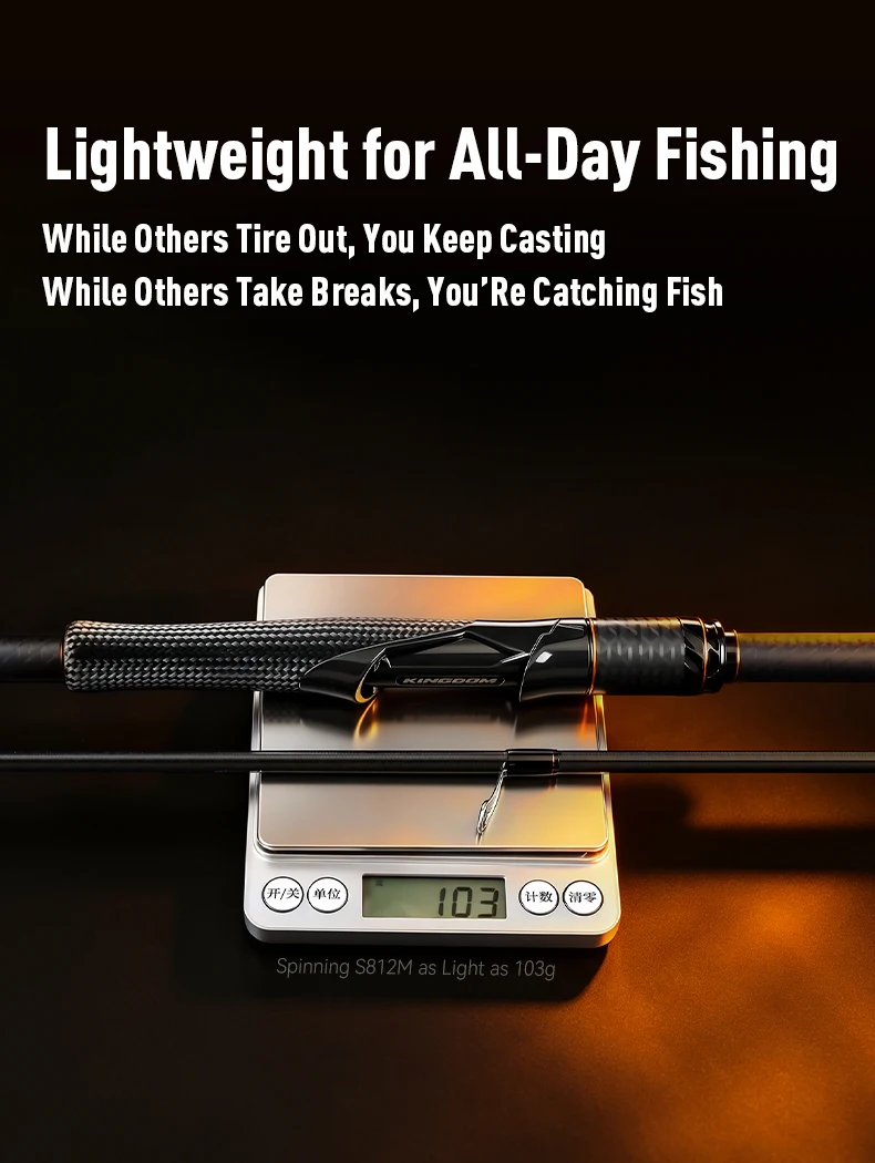 Kingdom Fortitude Keel Pro Fishing Rod 2.26m 2.46m 2.59m 2.74m 2.59m 2.76m 3.2m 3.6m RF Action Fuji A Long Casting Fishing Rods