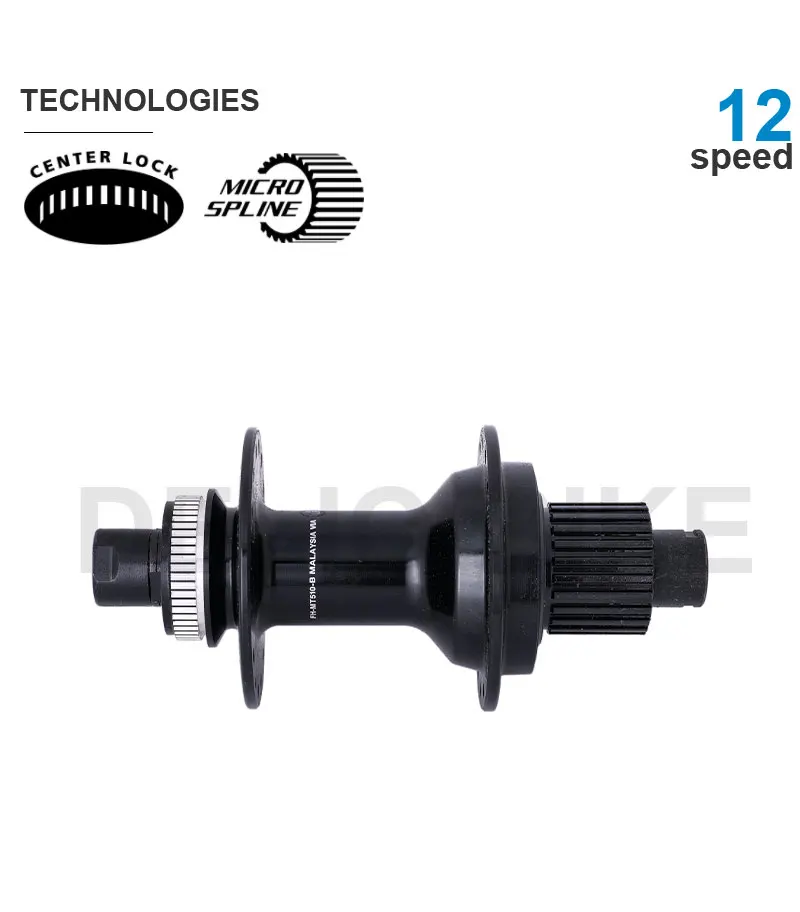 SHIMANO 12Speed Disc Brake Rear FREEHUB FH-MT510-B FH-MT410 MICRO SPLINE E-THRU Axle Original Parts