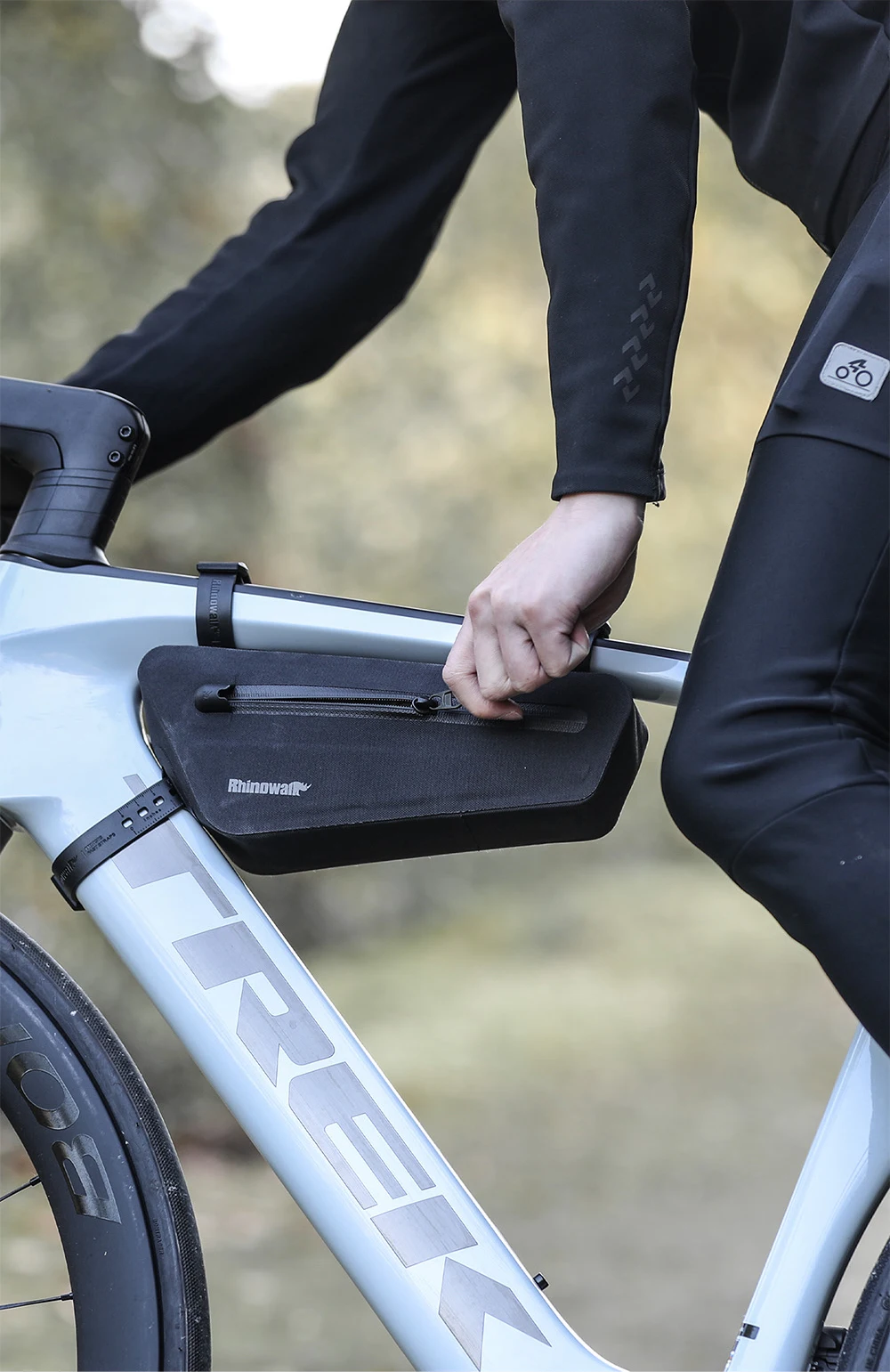 Rhinowalk Bike Triangle Under Tube Bag Waterproof Crossbeam Frame Package Storage Bicycle Accessories For Mtb Cycling