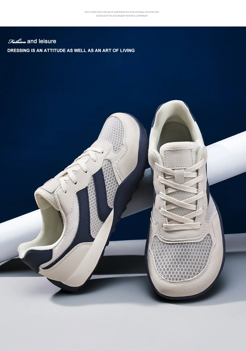 Wide-Toe Shoes, Summer Breathable Mesh Sports Shoes, Suitable for Both Men and Women as Outdoor Travel Shoes