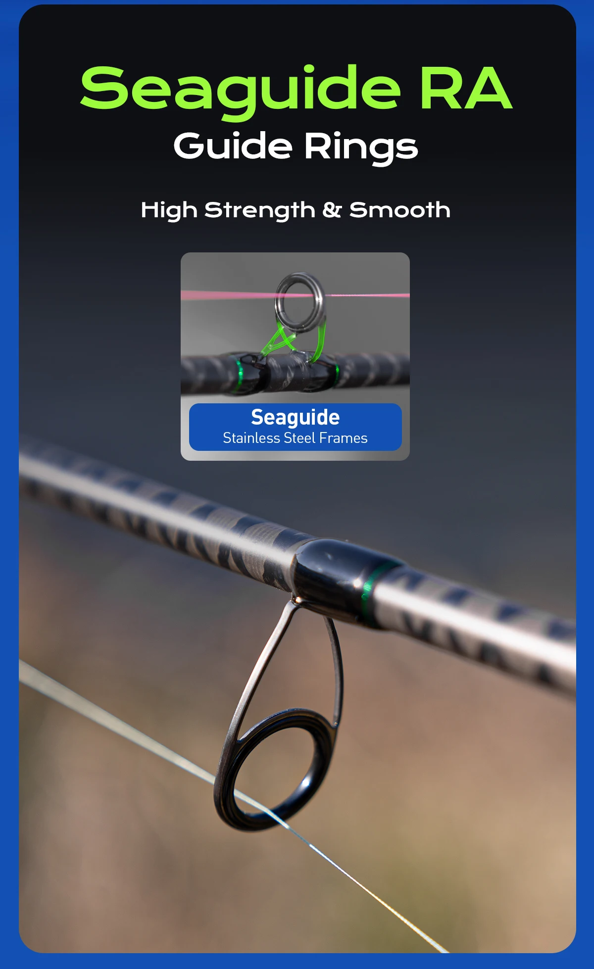 [From Poland] HANDING SINDOREI Fishing Rod 260g Lure Weight H/XH/XXH Fast Action Fishing Rods for Pike Snakehead Rods 2.13-2.69M