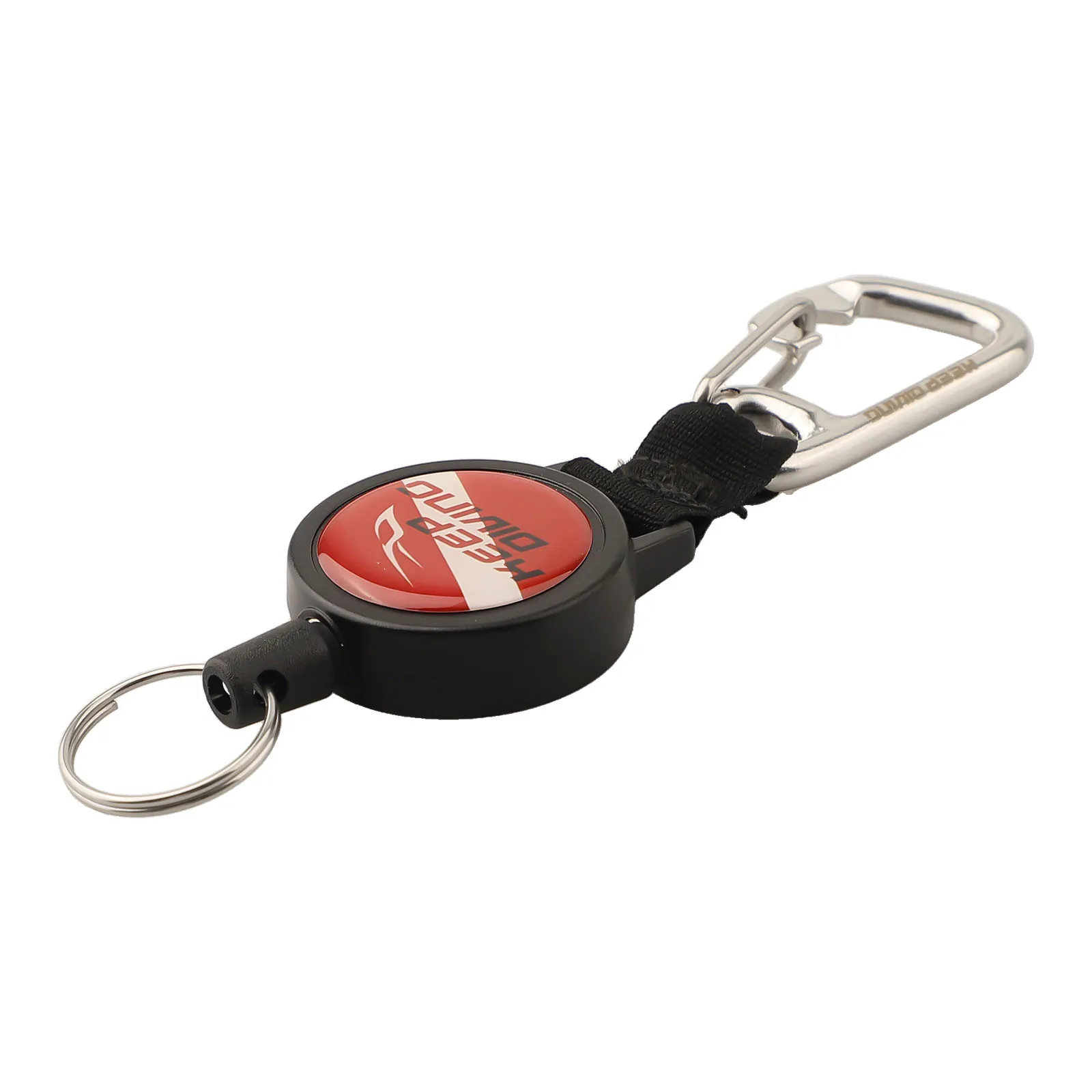 Compact Retractable Lanyard for Scuba Diving with For BCD Mount and Functional Design for Snorkeling and Spearfishing Tasks