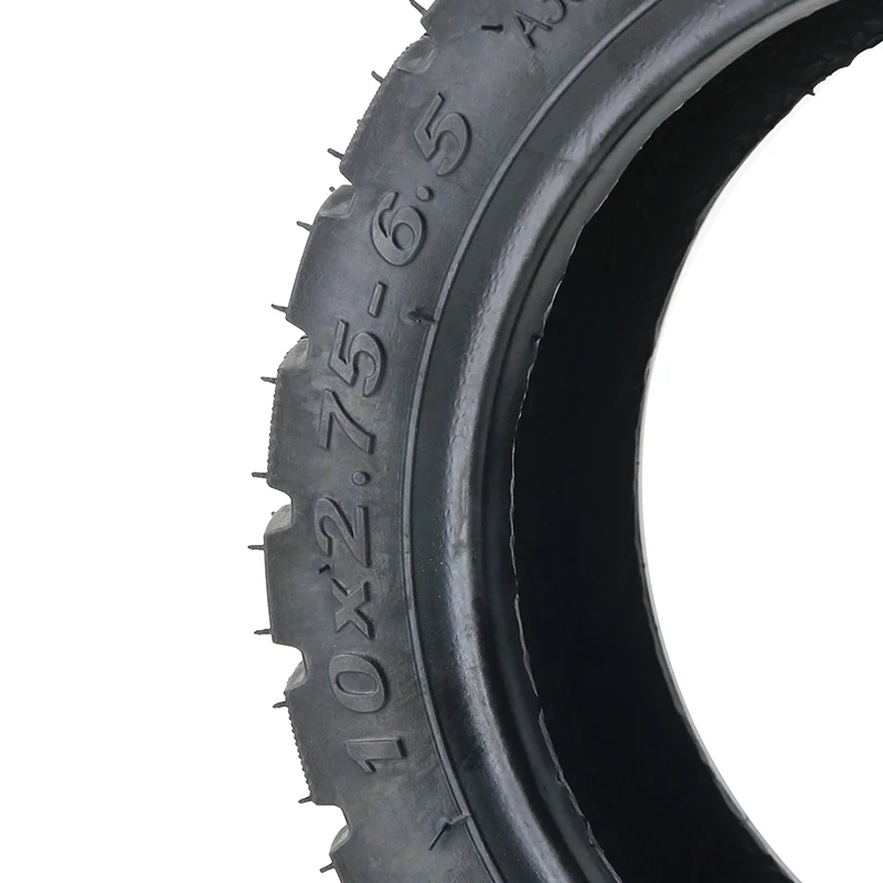 10x2.75-6.5 Tubeless Tire for KuKirin G2 G3 A1 Electric Scooter, High Compatibility Vacuum Tire with Curved Air Nozzle