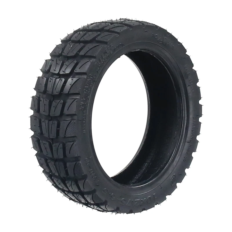 10x2.75-6.5 Tubeless Tire for KuKirin G2 G3 A1 Electric Scooter, High Compatibility Vacuum Tire with Curved Air Nozzle