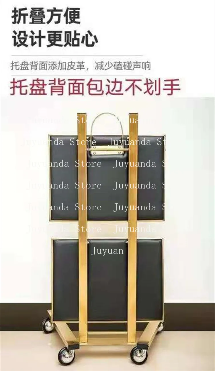 Beauty Salon Trolley Barber Shop Trolley Hair Salon Dedicated Stainless Steel Foldable Trolley Hair Salon Tool