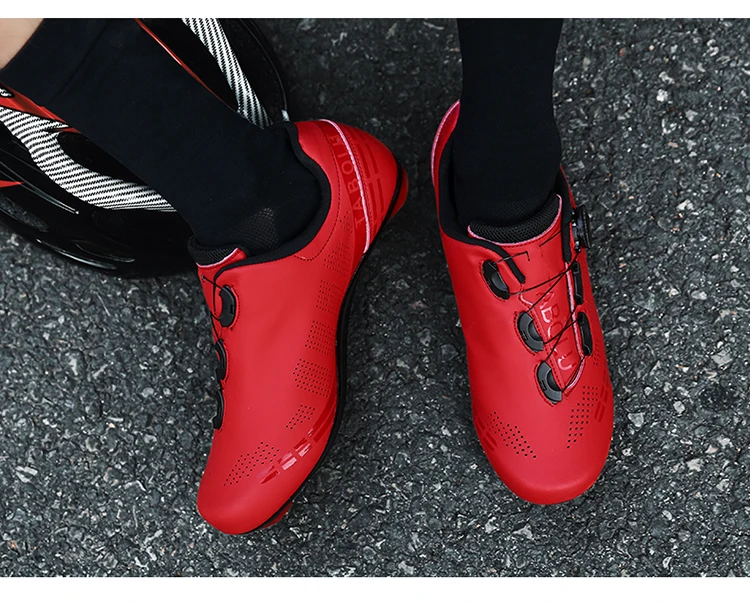 Unisex Cycling Shoes Breathable SPD Road Cycling Shoes Professional MTB Mountain Cycling Shoes Lockless Training Cycling Shoes