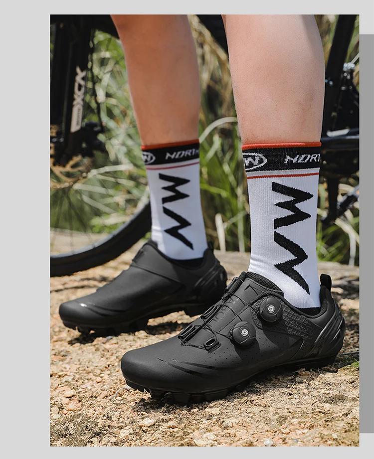 Unisex Cycling Shoes Breathable SPD Road Cycling Shoes Professional MTB Mountain Cycling Shoes Lockless Training Cycling Shoes