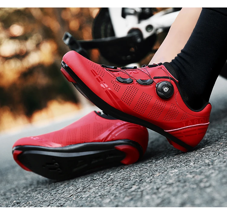Unisex Cycling Shoes Breathable SPD Road Cycling Shoes Professional MTB Mountain Cycling Shoes Lockless Training Cycling Shoes
