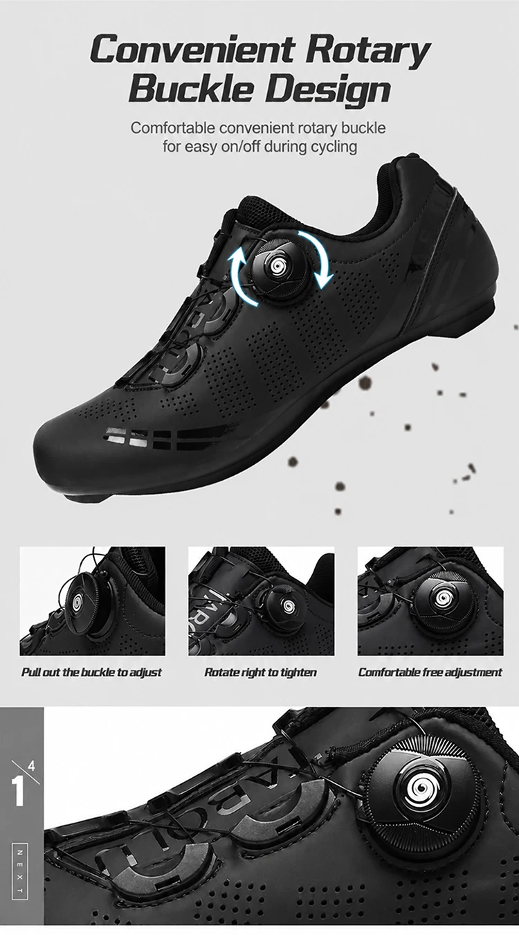 Unisex Cycling Shoes Breathable SPD Road Cycling Shoes Professional MTB Mountain Cycling Shoes Lockless Training Cycling Shoes