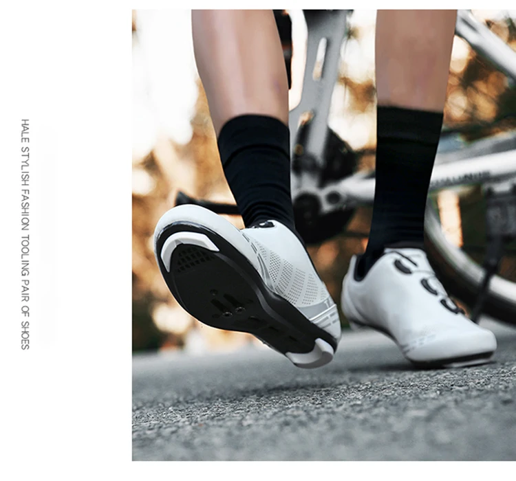 Unisex Cycling Shoes Breathable SPD Road Cycling Shoes Professional MTB Mountain Cycling Shoes Lockless Training Cycling Shoes