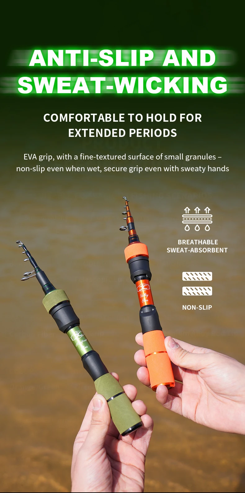 Cadence Elves Ultralight Telescopic Fishing Rod 77g 23.5cm 3kg Test Curve Lightweight Portable Fishing Gear